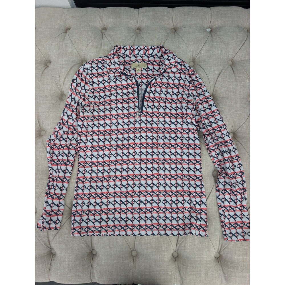 Sport Haley Women’s Pullover Tempo Long Sleeve Mock Zipper Retails $105 Medium M